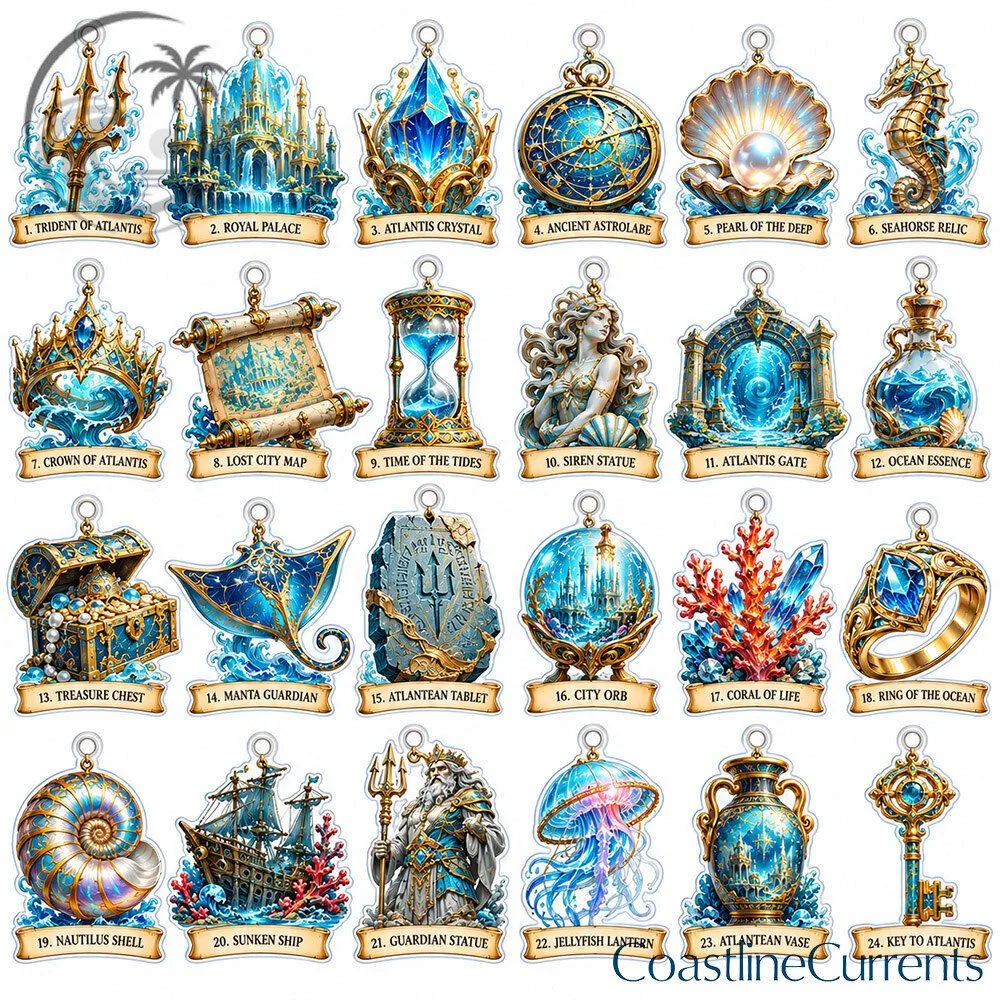 Atlantis 24 Treasures of the Lost City Fan-Made Advent Calendar | Collectibles 3 Atlantis 24 Treasures of the Lost City Fan-Made Advent Calendar | Collectibles