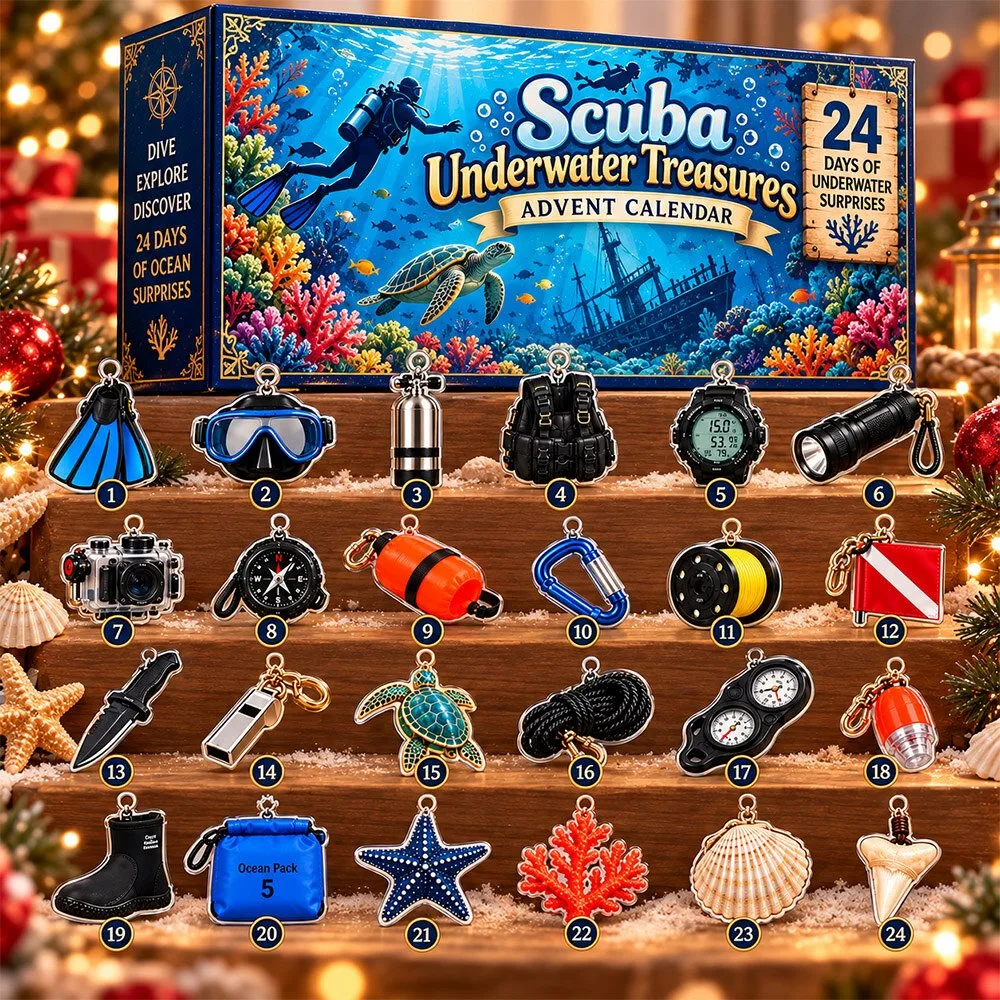 Scuba Underwater Treasures 24 Ocean Surprises Advent Calendar | Collectibles