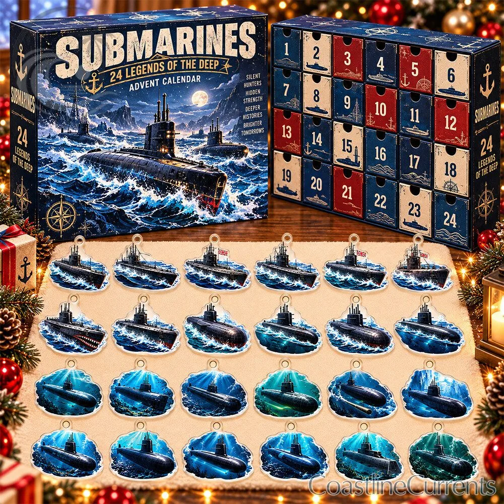 Submarines 24 Legends of the Deep Acrylic Advent Calendar | Acrylic Collectibles 2 Submarines 24 Legends of the Deep Acrylic Advent Calendar | Acrylic Collectibles