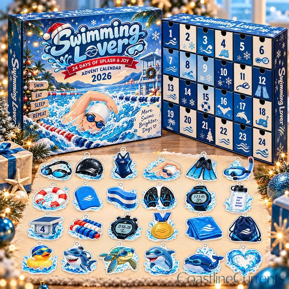 Swimming Lover 2026 24 Splash Joy Acrylic Advent Calendar | Collectibles 2 Swimming Lover 2026 24 Splash Joy Acrylic Advent Calendar | Collectibles