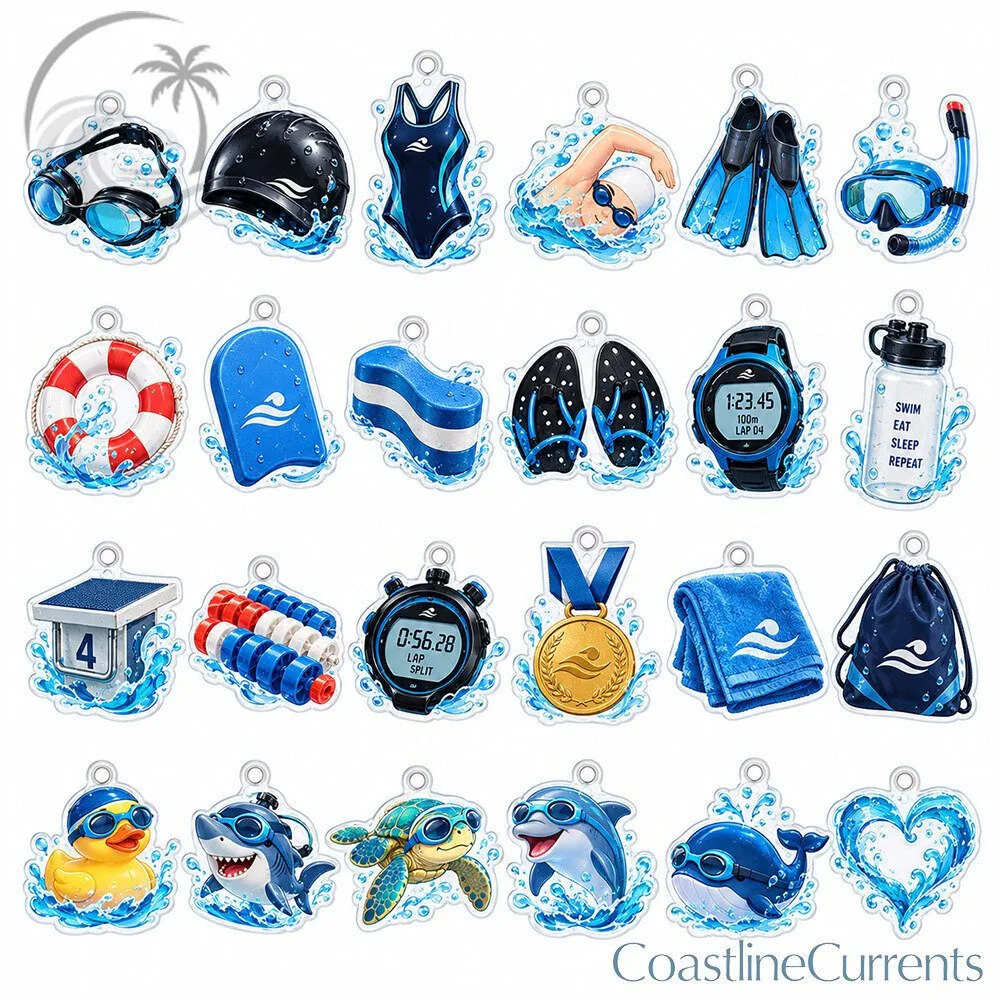 Swimming Lover 2026 24 Splash Joy Acrylic Advent Calendar | Collectibles 3 Swimming Lover 2026 24 Splash Joy Acrylic Advent Calendar | Collectibles