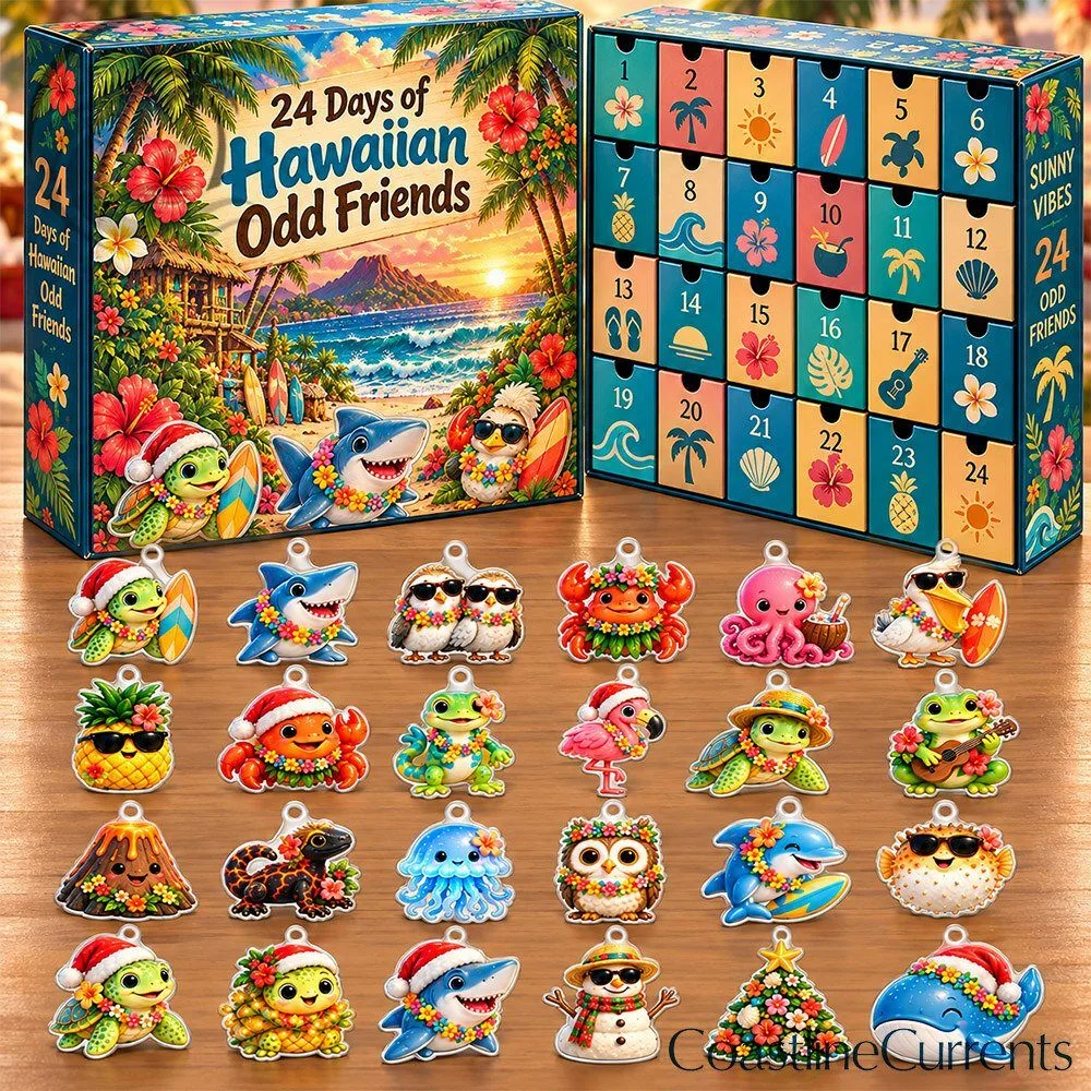 Hawaiian Odd Friends 24 Days Tropical Advent Calendar | Collectibles