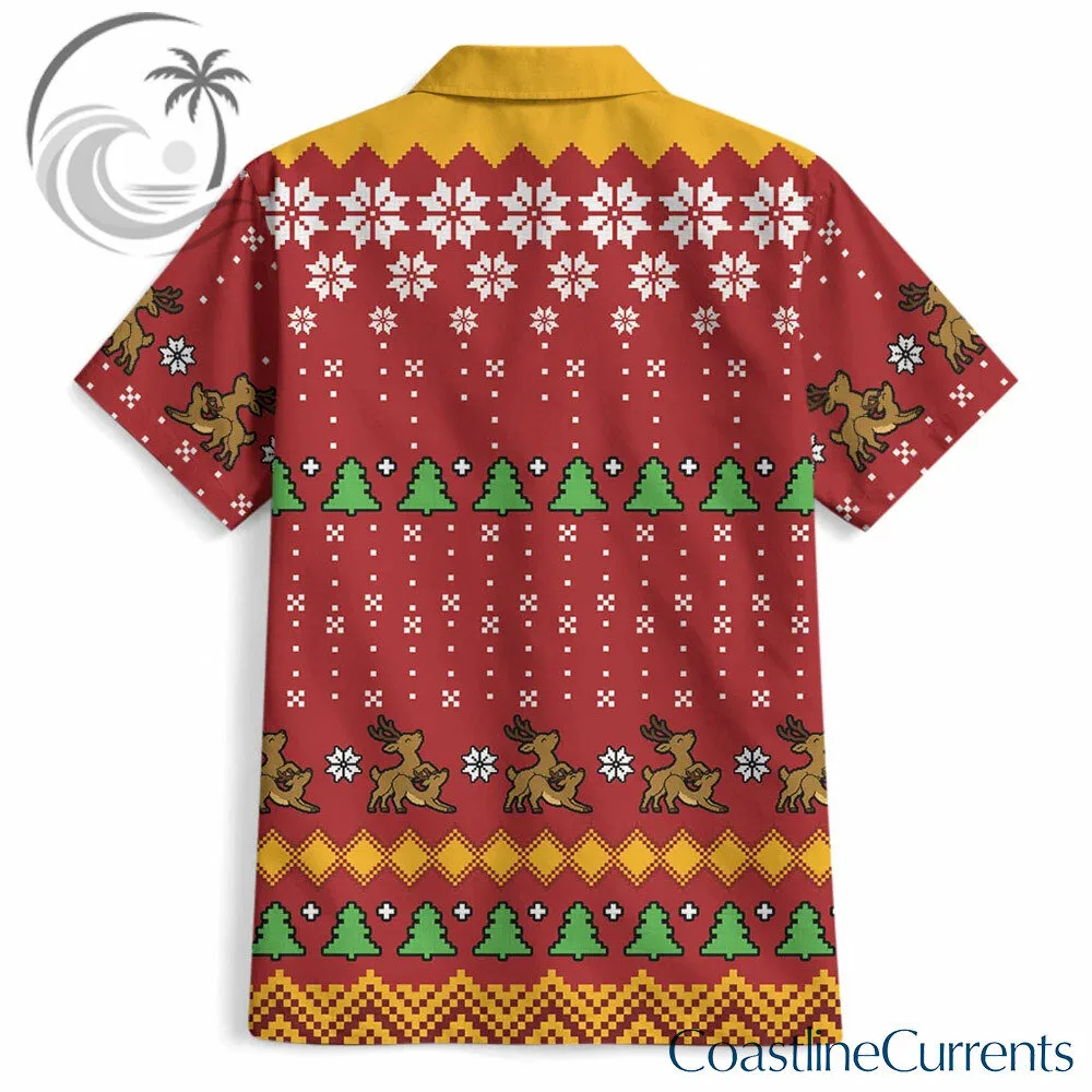 Yellow Hairy Balls Funny Ugly Christmas Hawaiian Shirt | Apparel 5 Yellow Hairy Balls Funny Ugly Christmas Hawaiian Shirt | Apparel