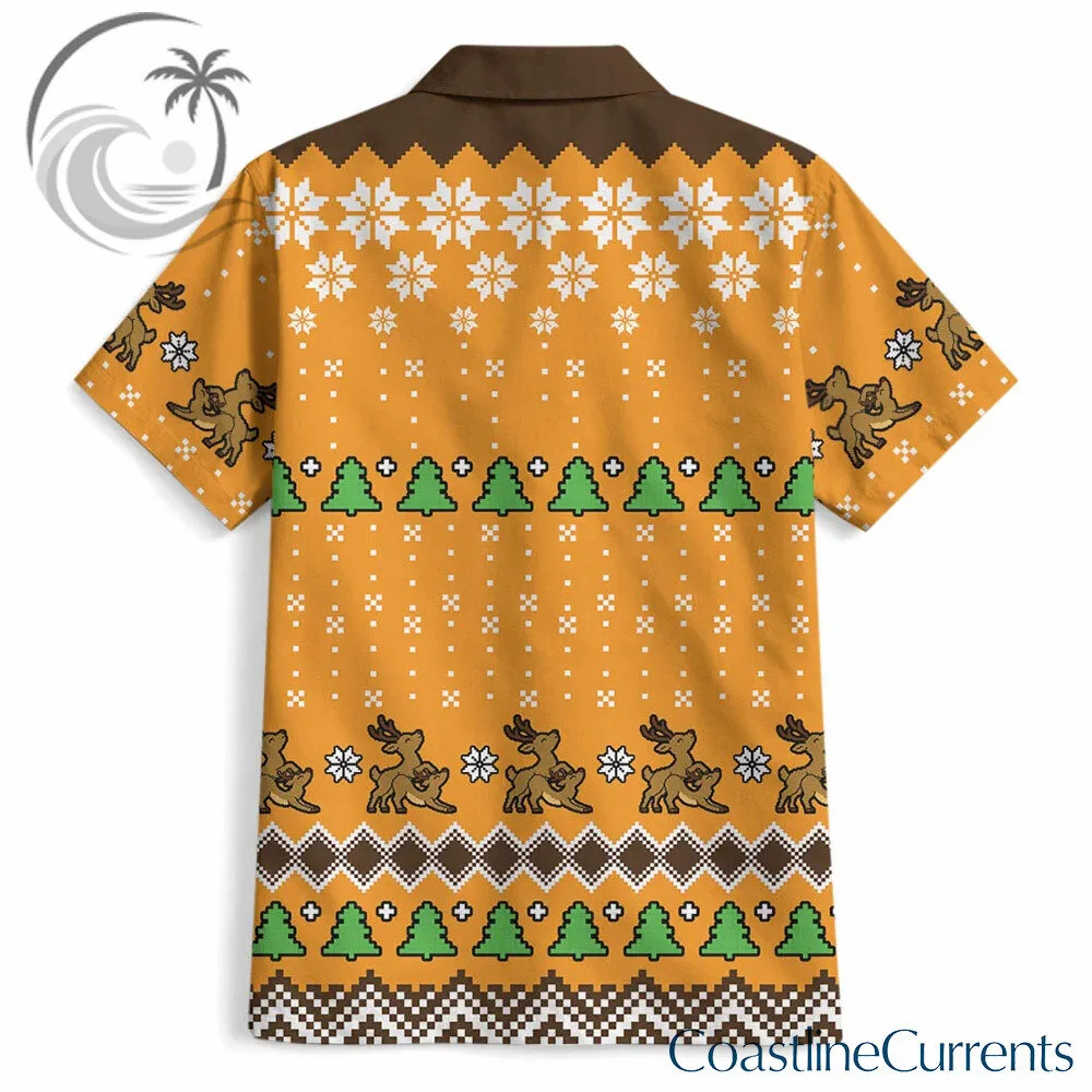 Brown Hairy Balls Funny Ugly Christmas Hawaiian Shirt | Apparel 5 Brown Hairy Balls Funny Ugly Christmas Hawaiian Shirt | Apparel